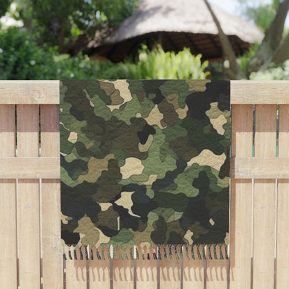 Classic Camo | Camouflage Wrap | Traditional Camo - Boho Beach Cloth