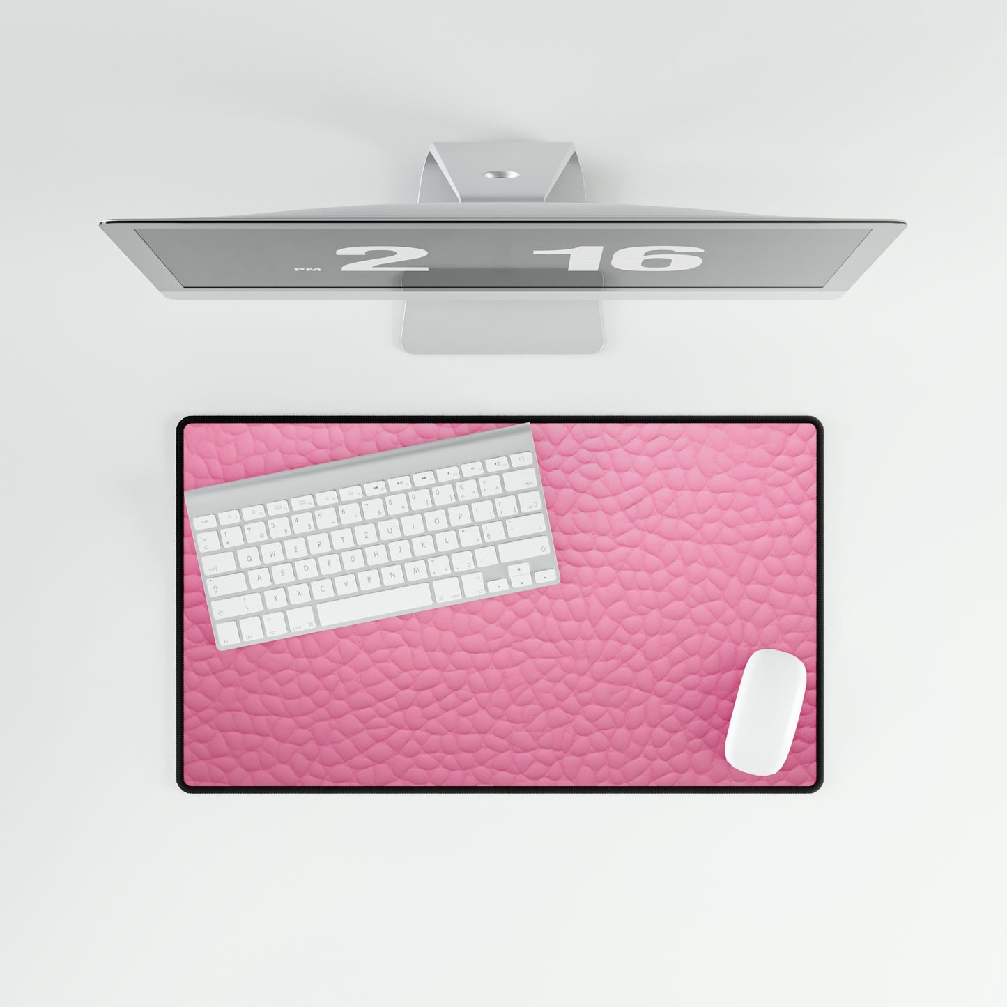 Pink Leather Design - Desk Mats