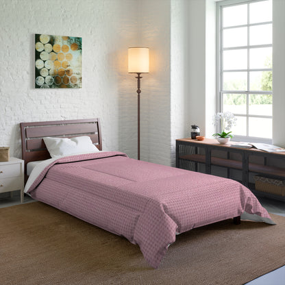 Blushing Garment Dye Pink: Denim-Inspired, Soft-Toned Fabric - Comforter