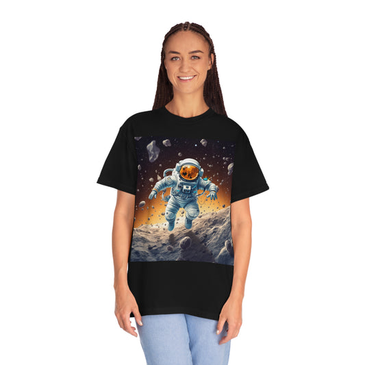 Aventurero Galáctico - Celestial Star Art: Exploración del Espacio Profundo - Camiseta unisex teñida de prendas 