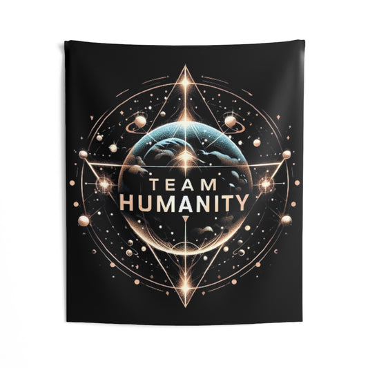 Team Humanity - X Galactic Space Musk - Indoor Wall Tapestries