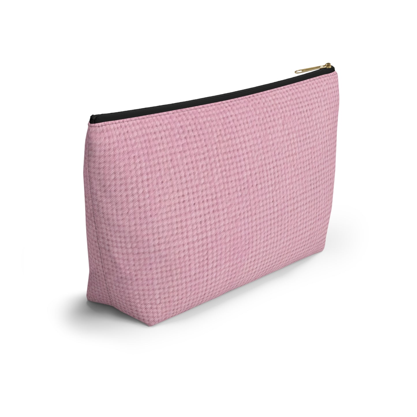 Blushing Garment Dye Pink: Denim-Inspired, Soft-Toned Fabric - Accessory Pouch w T-bottom