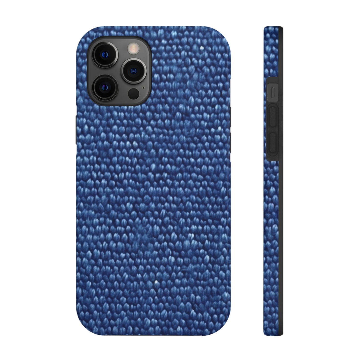 Marine Carpet Outdoor Bass Boat Style Denim Design - Tough Phone Cases