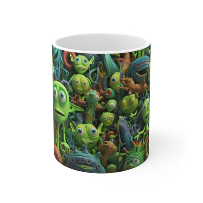 Toy Alien Story Space Character Galactic UFO Anime Cartoon - Taza de cerámica 11oz