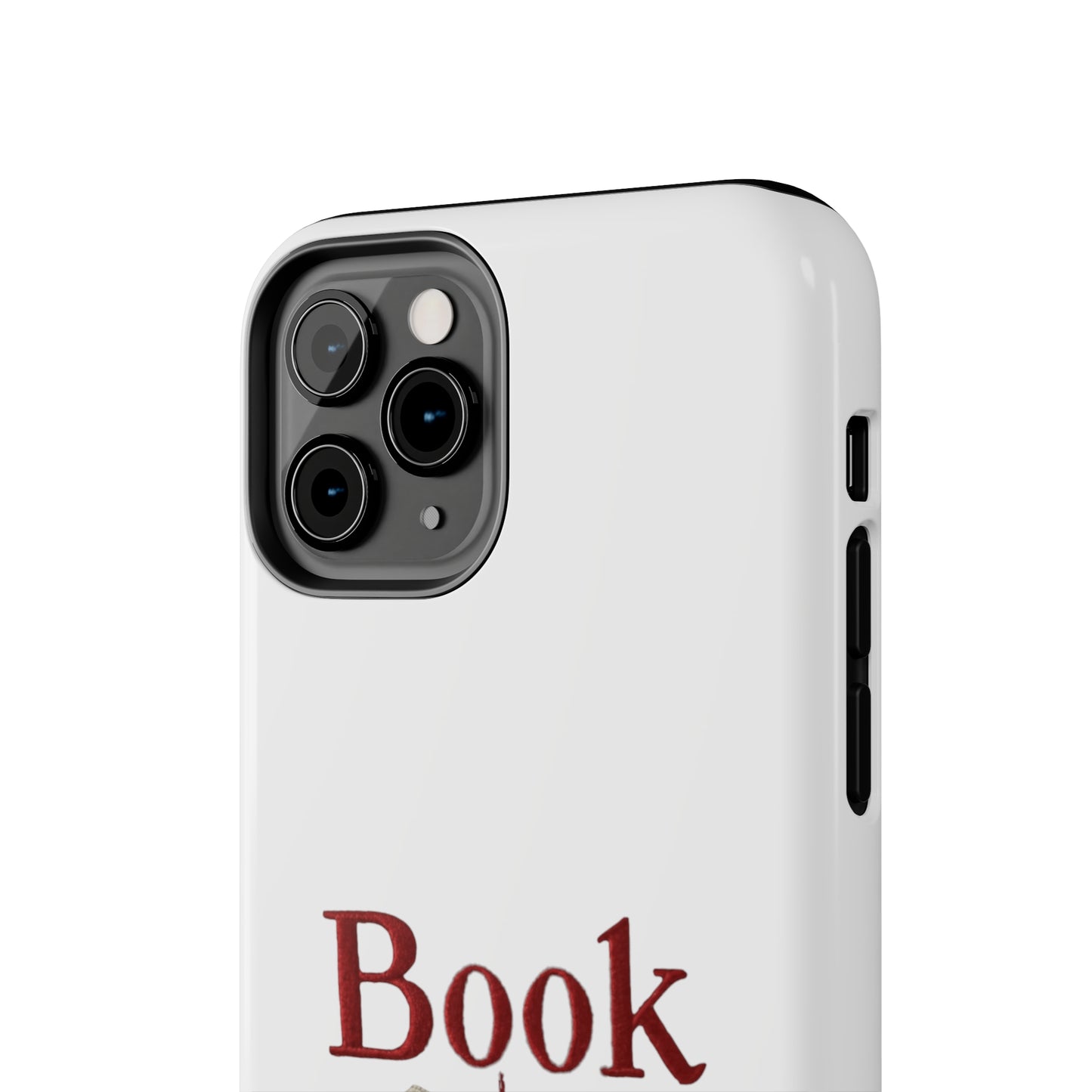 Open Book Embroidery Art: Book Lover Text for Avid Readers - Tough Phone Cases