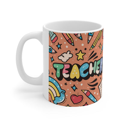 Profesor Escuela Diversión Aula Regalo Un Grado - Taza de Cerámica 11oz