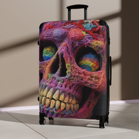 Crochet Skeleton Skull Halloween Horror Scary Style - Suitcase