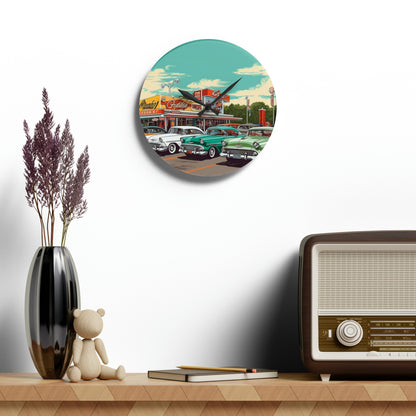 Classic Car Acrylic Wall Clock