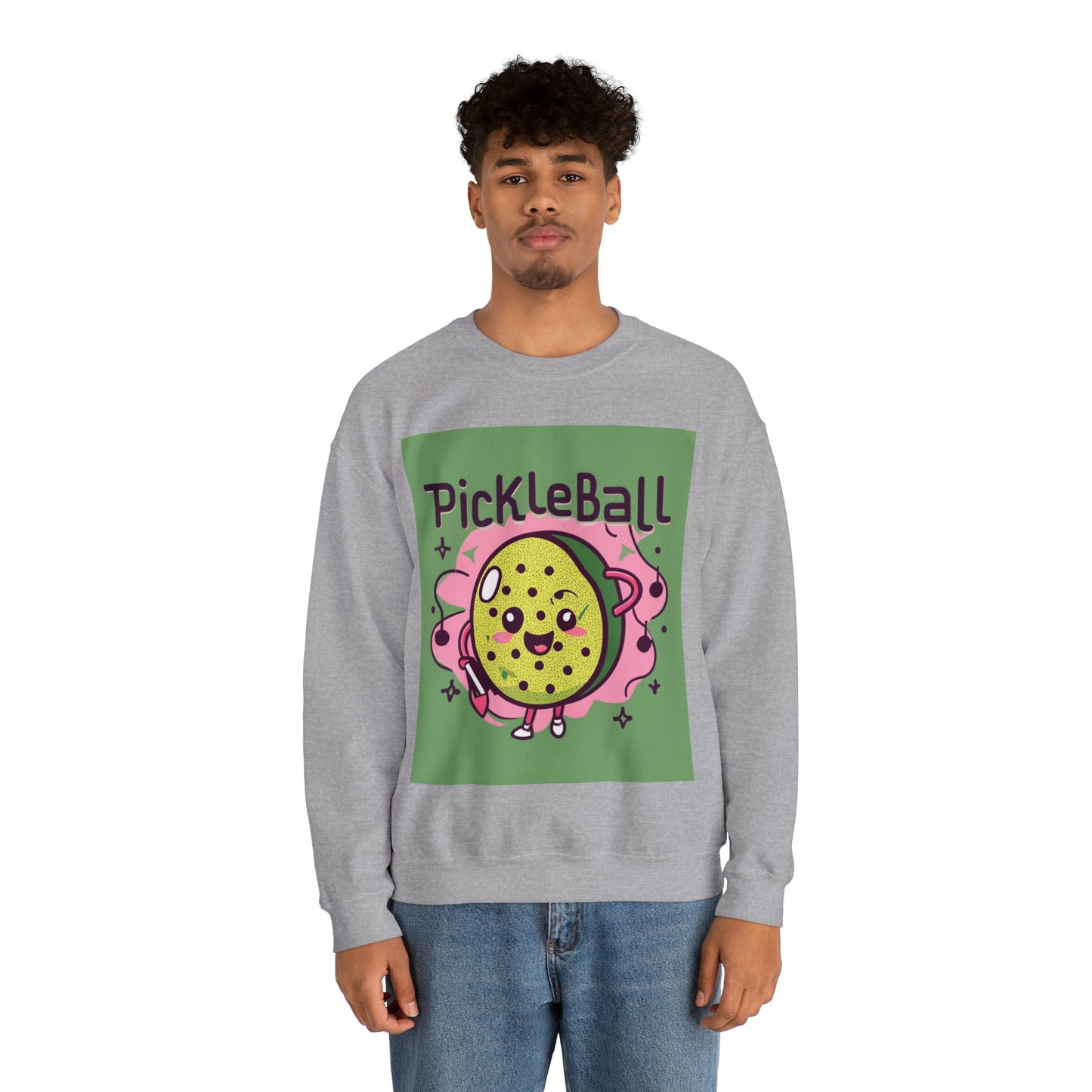 Pickleball kawaii - Sport Anime - Sudadera unisex Heavy Blend™ Crewneck 