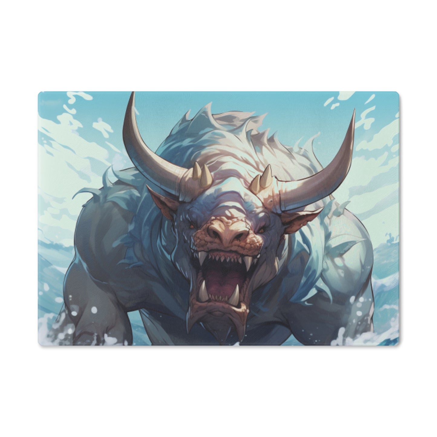 Bull Shark Fusion: Water Fantasy - Hybrid Ocean Marine Animal - Cutting Board