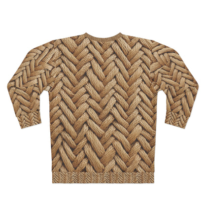 Jute Herringbone Chunky - Unisex Sweatshirt (AOP)