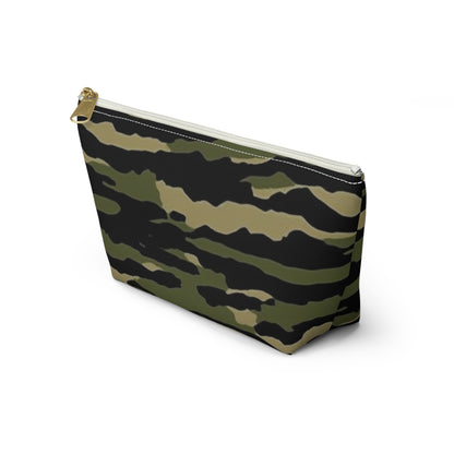 Tiger Stripe Camouflage: Military Style - Accessory Pouch w T-bottom