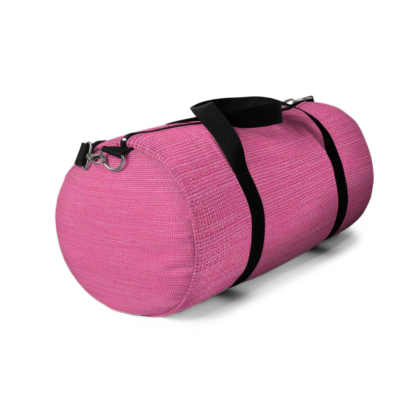 Doll-Like Pink Denim Designer Fabric Style - Duffel Bag