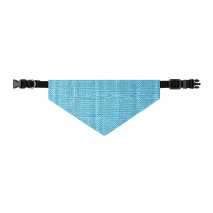 Bright Aqua Teal: Denim-Inspired Refreshing Blue Summer Fabric - Dog & Pet Bandana Collar