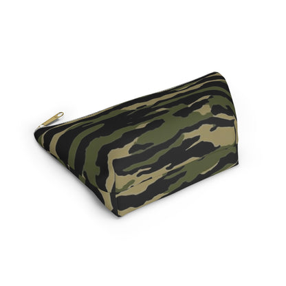 Tiger Stripe Camouflage: Military Style - Accessory Pouch w T-bottom