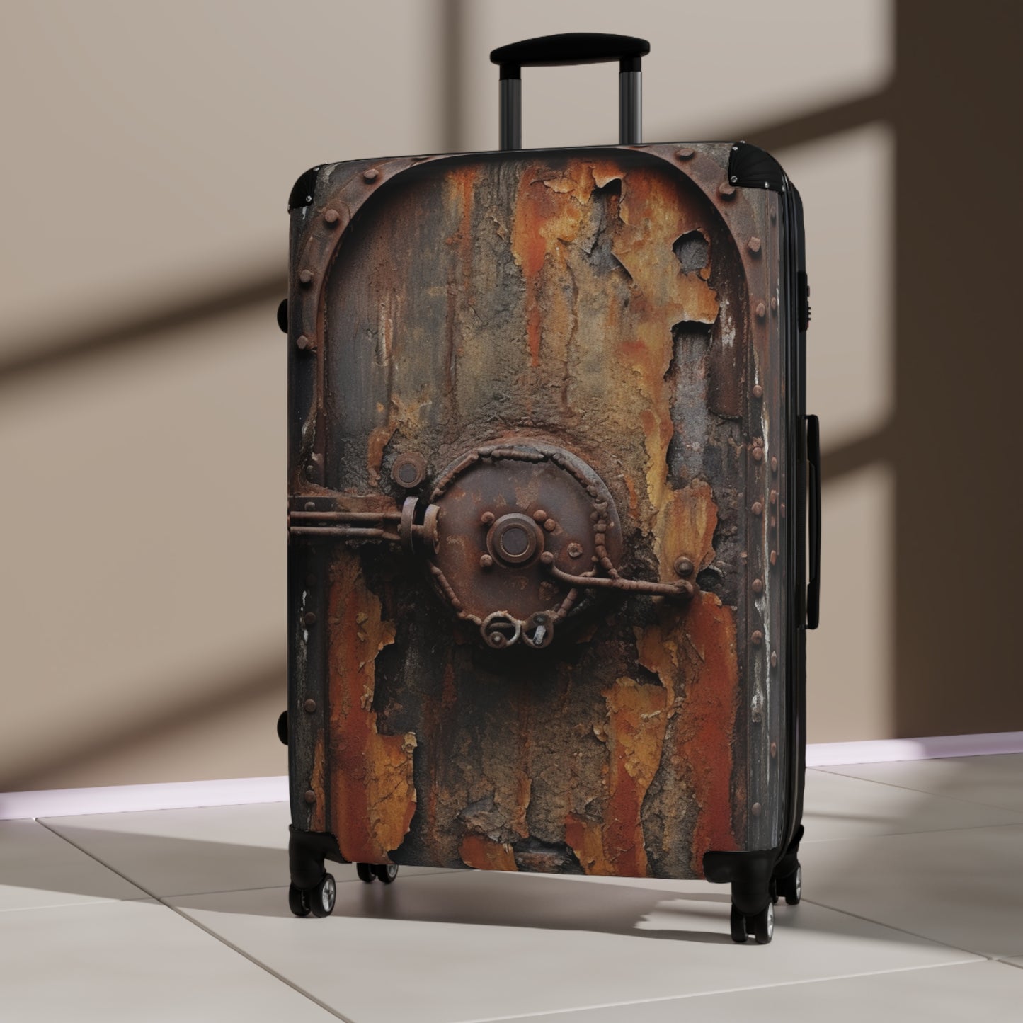 Steampunk Rusted Heavy Metal Door - Suitcase