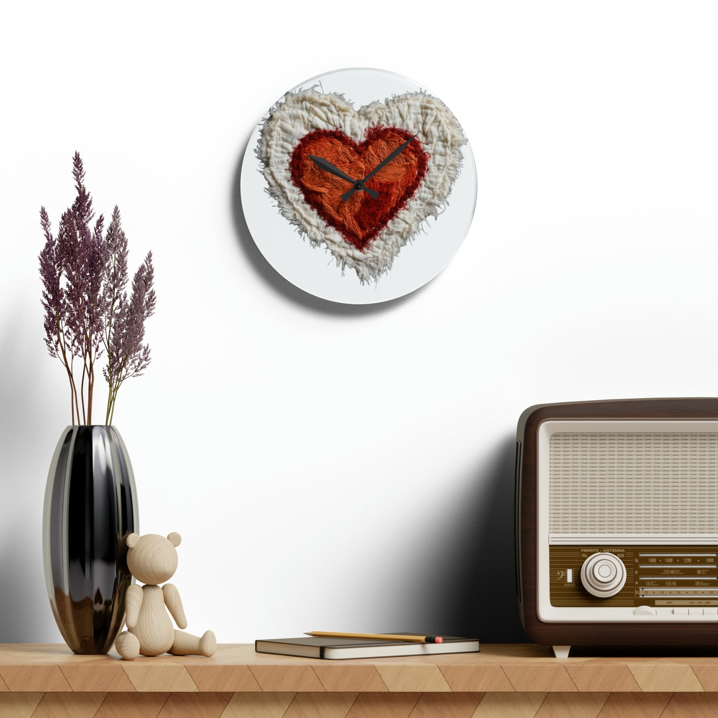 Valtentine Heart - Acrylic Wall Clock