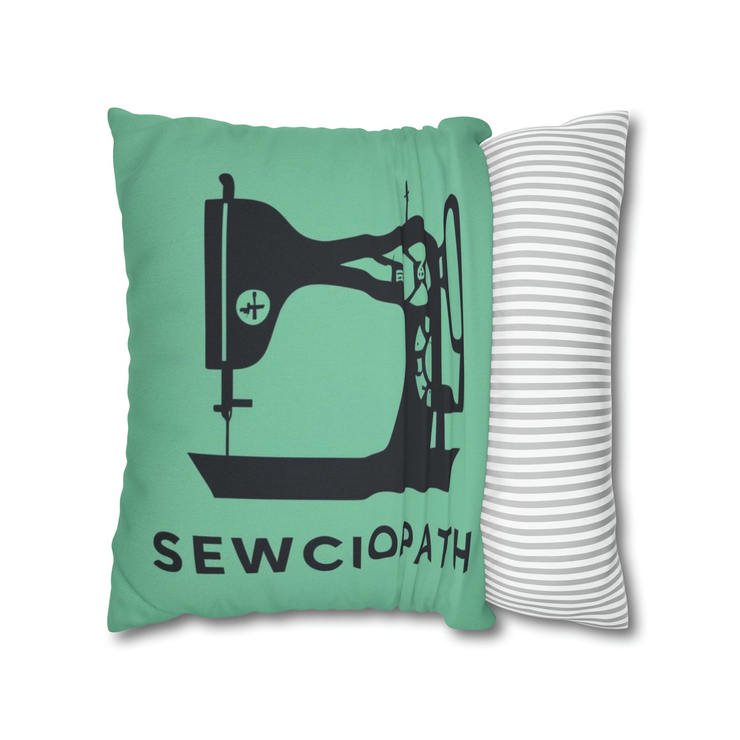 Sewing Sociopath Machine - Spun Polyester Square Pillow Case