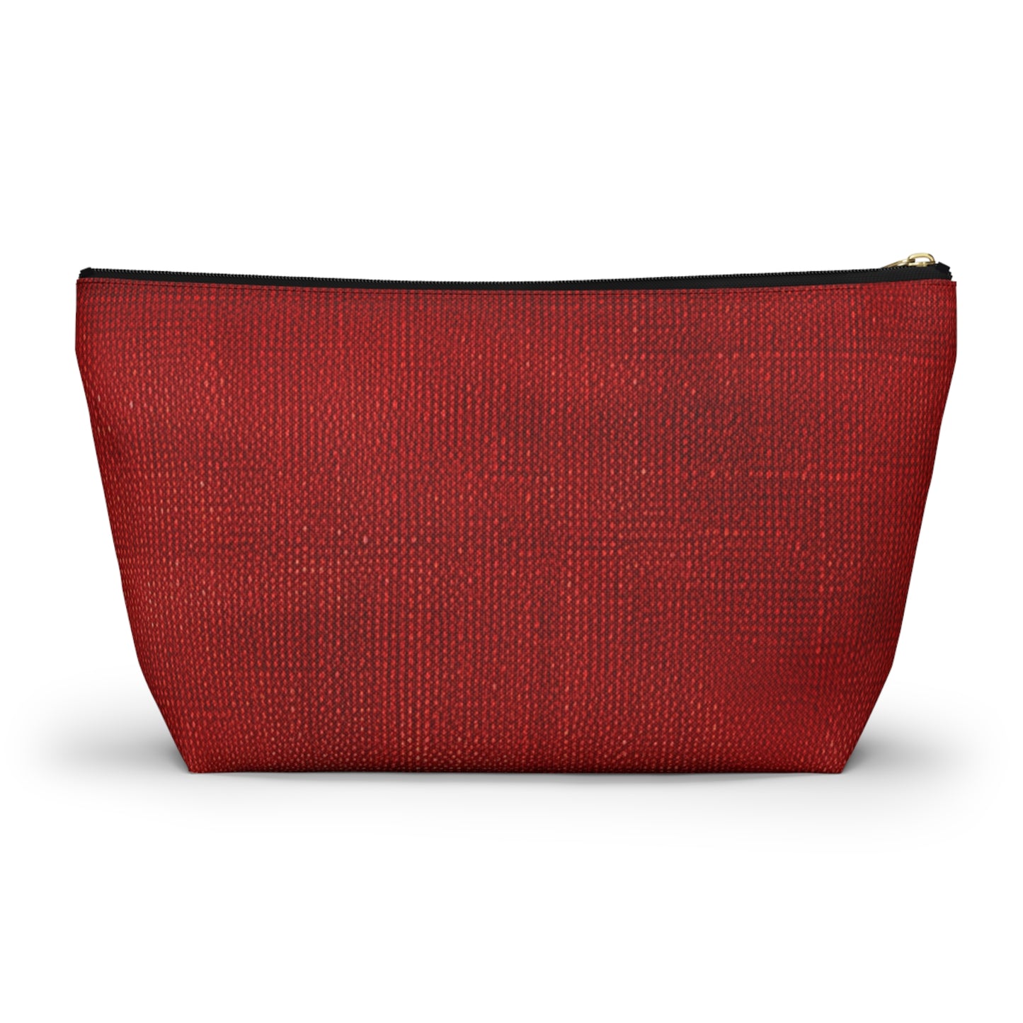 Juicy Red Berry Blast: Denim Fabric Inspired Design - Accessory Pouch w T-bottom