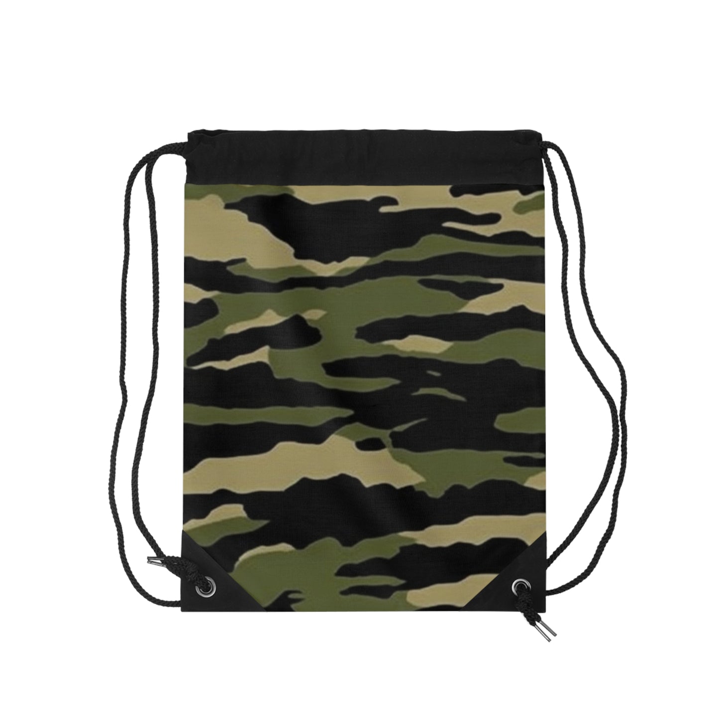 Tiger Stripe Camouflage: Military Style - Drawstring Bag