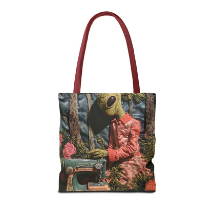 Alien Sewing Bordar, Máquina de Coser, Bolso Tote (AOP)