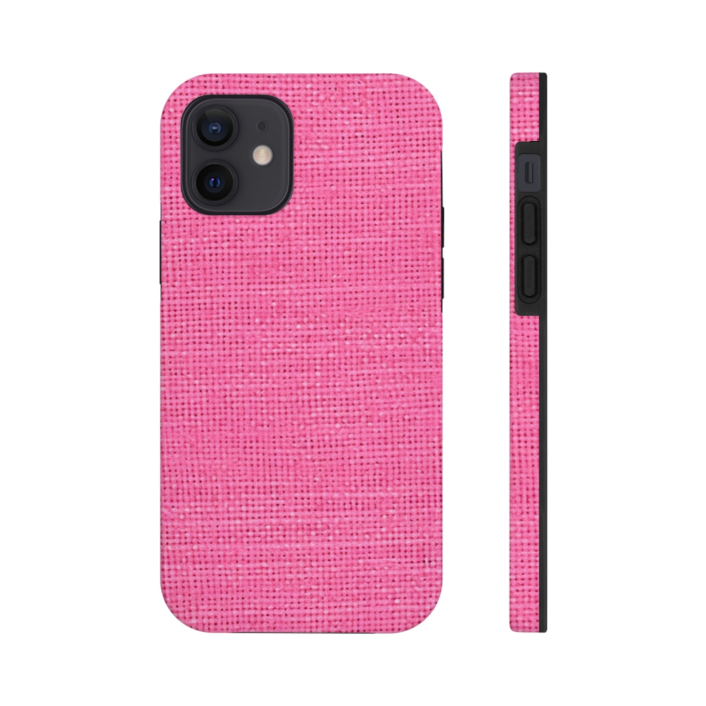 Doll-Like Pink Denim Designer Fabric Style - Tough Phone Cases