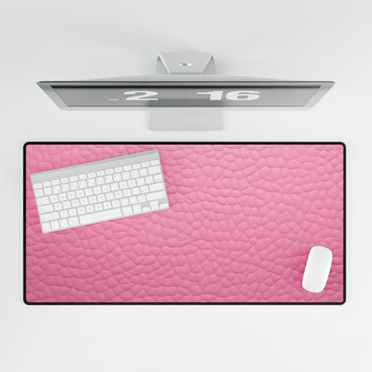 Pink Leather Design - Desk Mats