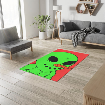 Veggie Visi Alien Vegetable Visitor Dobby Rug