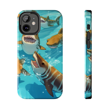 Tiger Shark: Ocean Marine Wildlife - Underwater - Tough Phone Cases