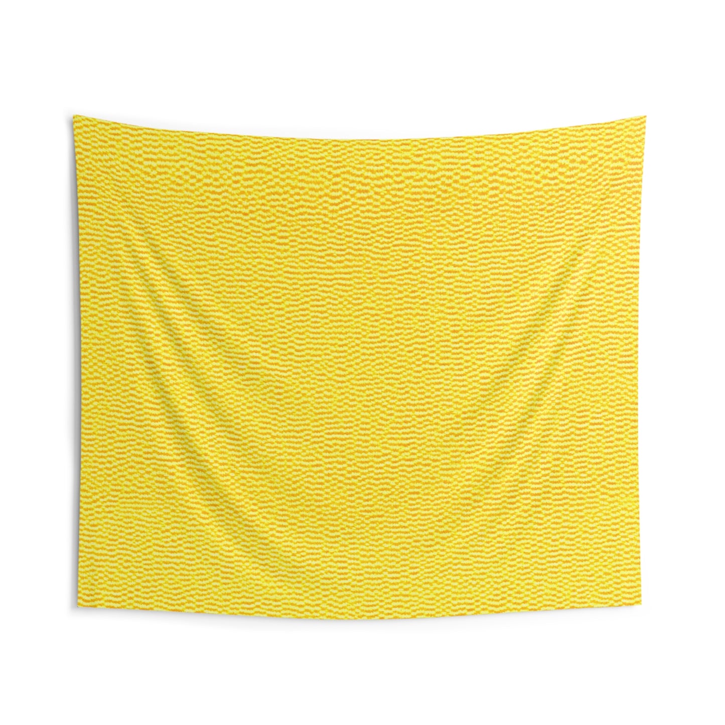 Sunshine Yellow Lemon: tela alegre, inspirada en el denim - Tapices de pared para interiores 