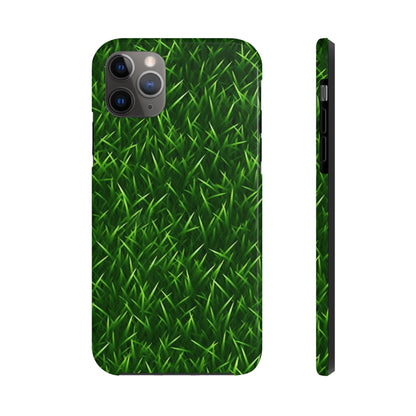 Touch Grass Indoor Style Outdoor Green Artificial Grass Turf - Tough Phone Cases