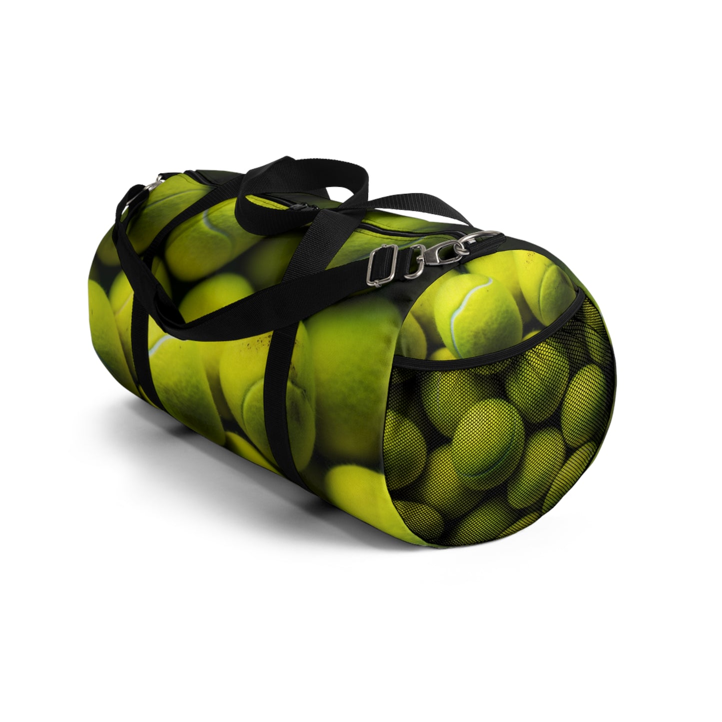 Tennis Ball Sport: Athlete Court Action, Rally & Serve - Duffel Bag