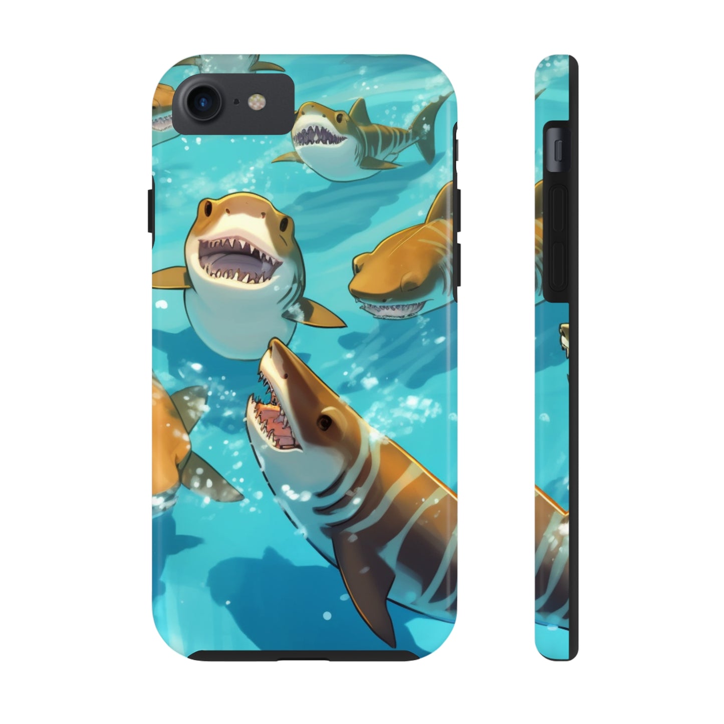 Tiger Shark: Ocean Marine Wildlife - Underwater - Tough Phone Cases