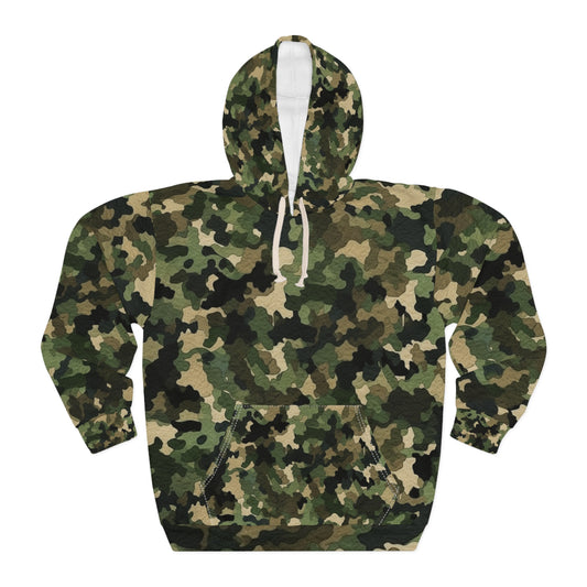 Classic Camo | Camouflage Wrap | Traditional Camo - Unisex Pullover Hoodie (AOP)