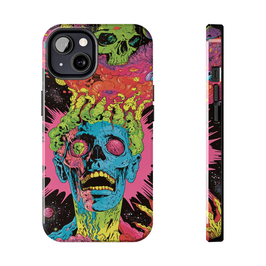 cosmic horror psychadelic, Tough Phone Cases