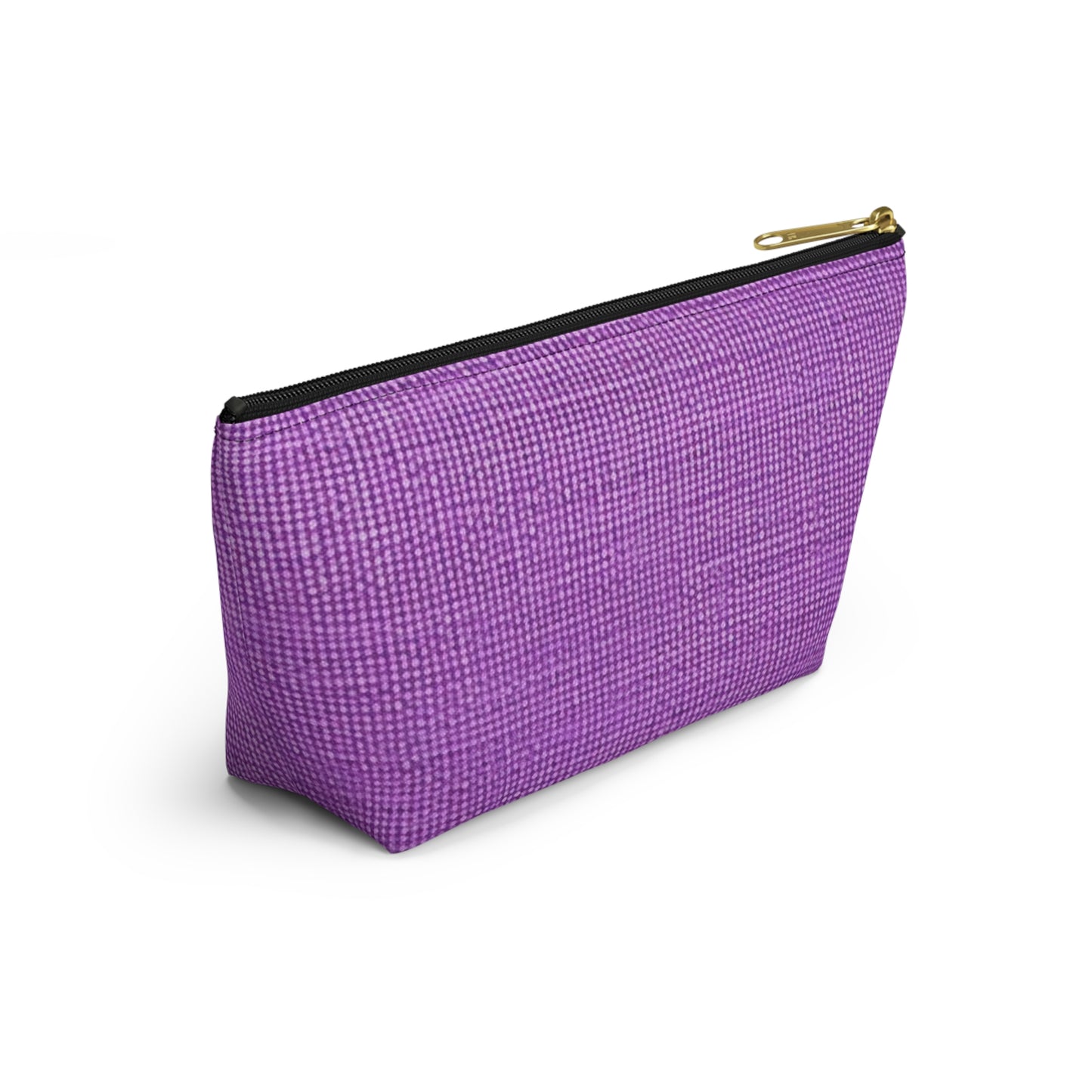 Hyper Iris Orchid Red: Denim-Inspired, Bold Style - Accessory Pouch w T-bottom