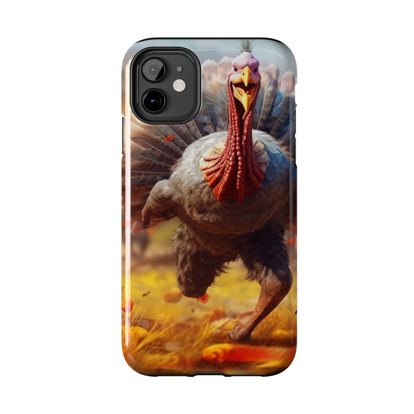 Thanksgiving Trot Turkey Run Athlete Sprint Racer Holiday Feast Dinner - Tough Phone Cases