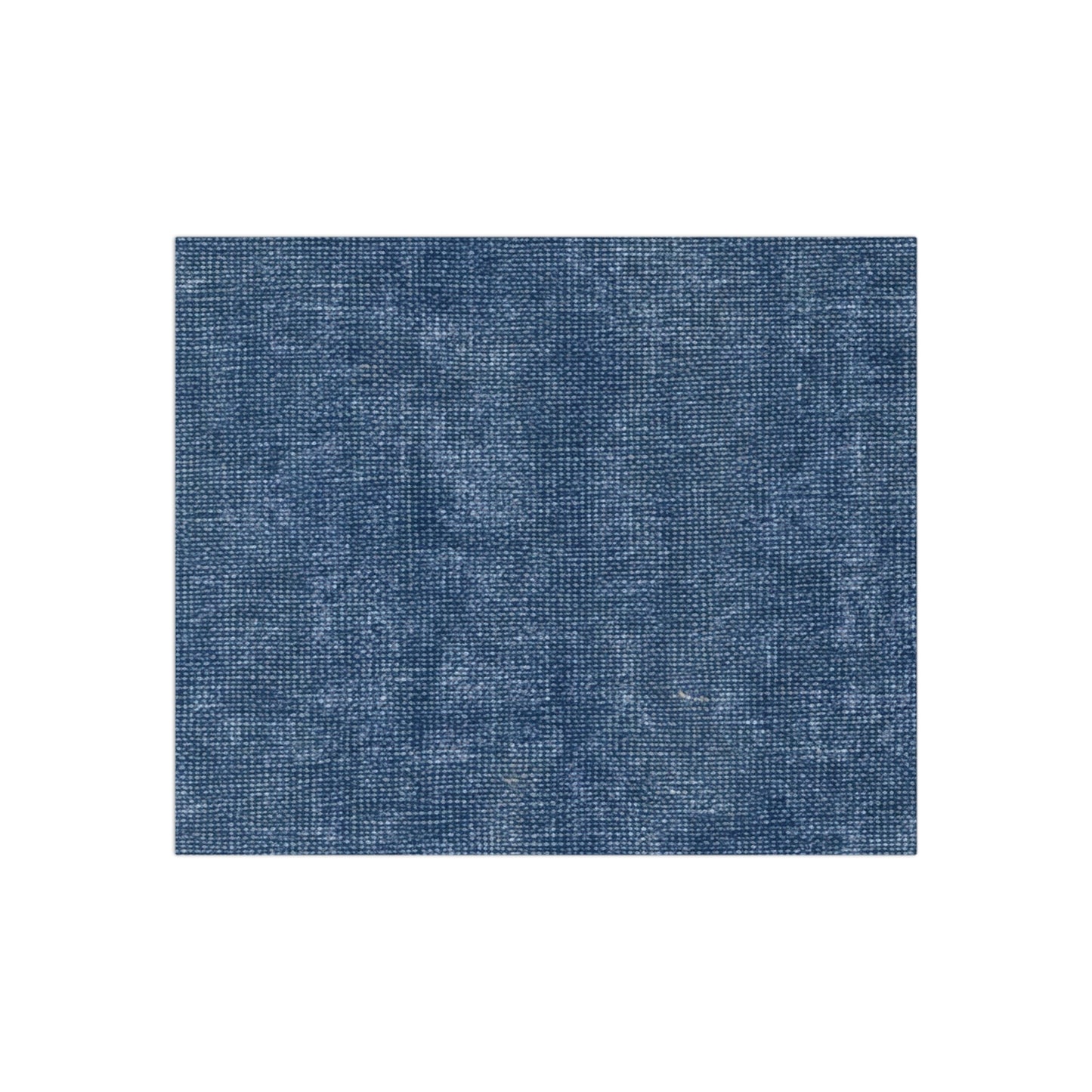 Outdoor Bass Boat Style - Denim Design Artwork - Crushed Velvet Blanket