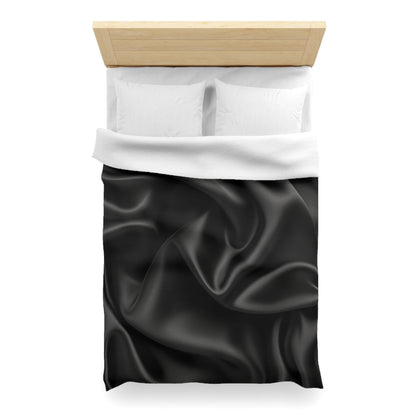 Black Silk, Microfiber Duvet Cover