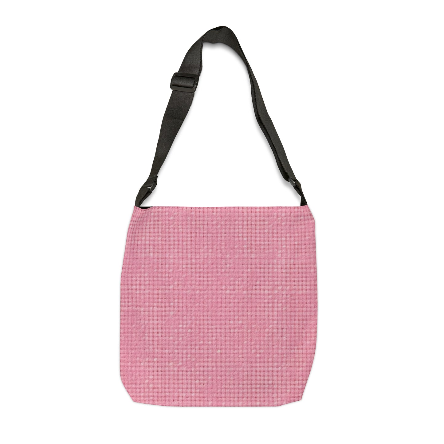 Pastel Rose Pink: Denim-Inspired, Refreshing Fabric Design - Adjustable Tote Bag (AOP)