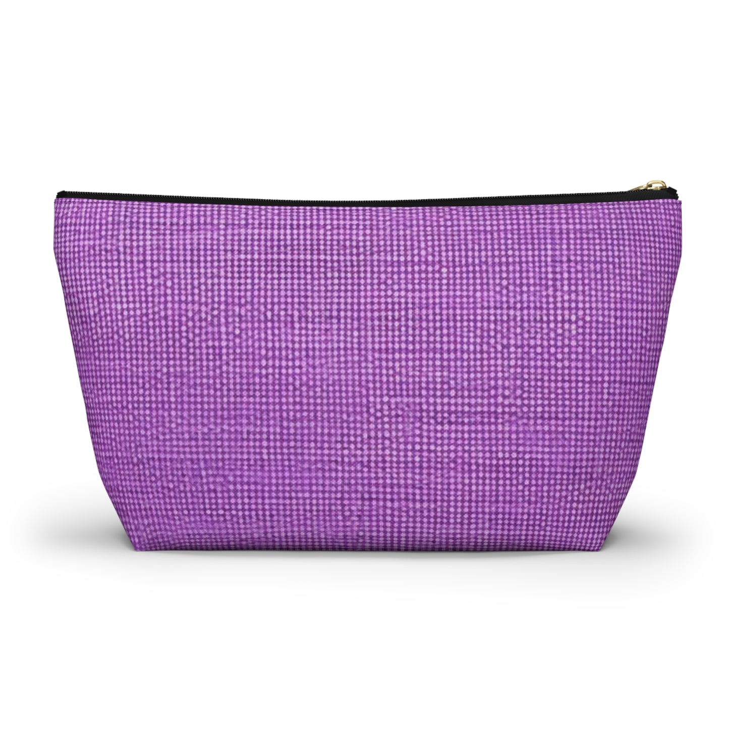 Hyper Iris Orchid Red: Denim-Inspired, Bold Style - Accessory Pouch w T-bottom