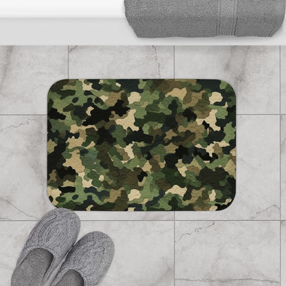 Classic Camo | Camouflage Wrap | Traditional Camo - Bath Mat