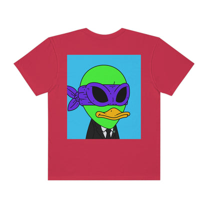 Alien Visitor 751Galactic - Unisex Garment-Dyed T-shirt