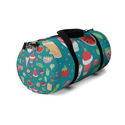 Quirky Summer Food Watermelon Ice Cream Cocktail Pattern Duffel Bag