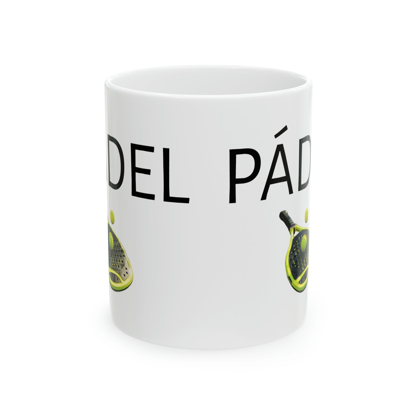 Padel Tennis, Not Paddle Tennis, Padel Sport Game, Ceramic Mug, 11oz