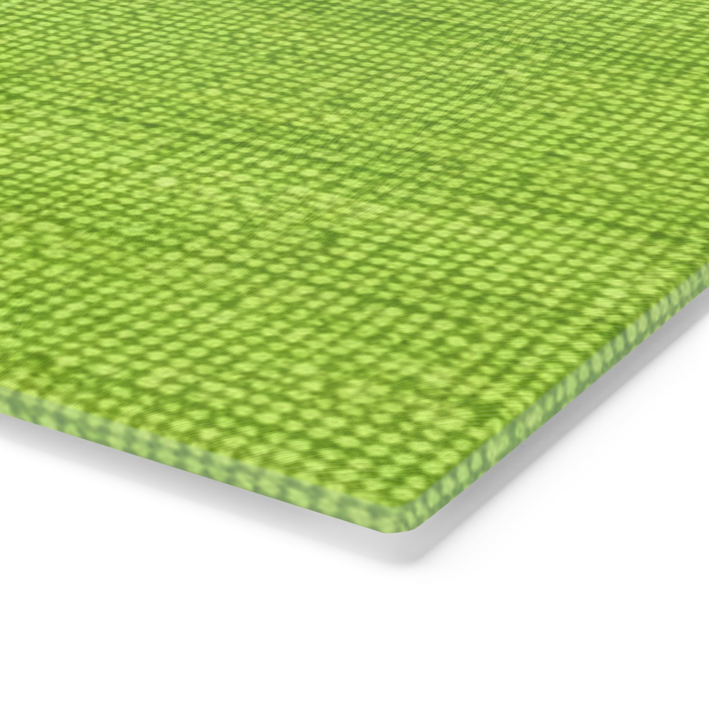 Lush Grass Neon Green: Denim-Inspired, Springtime Fabric Style - Cutting Board