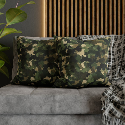 Classic Camo | Camouflage Wrap | Traditional Camo - Spun Polyester Square Pillow Case