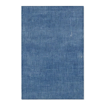 Outdoor Bass Boat Style - Denim Design Artwork - Area Rugs