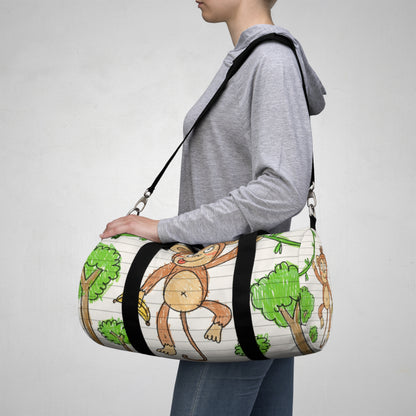 Graphic Monkey - Fun Zoo Clothing for Ape Lovers Duffel Bag