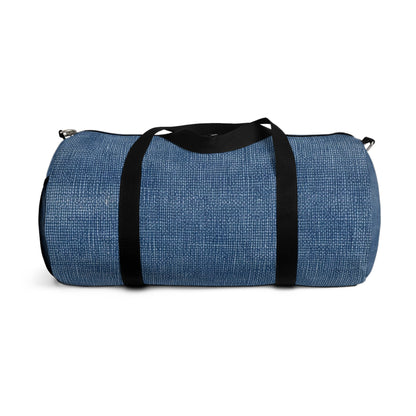 Outdoor Bass Boat Style - Denim Design Artwork - Duffel Bag